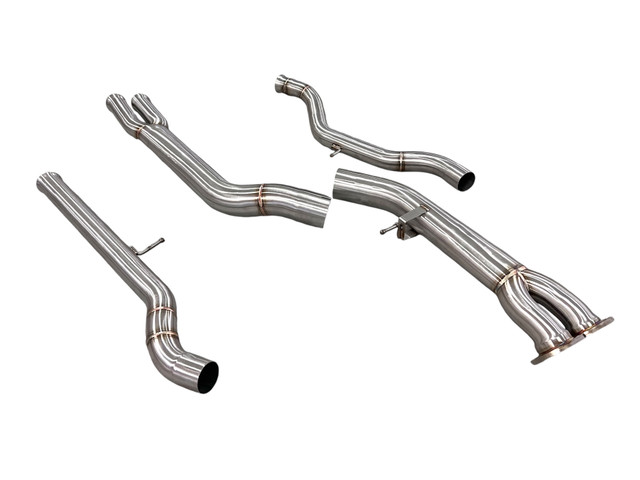 MAD BMW F8x M3 M4 S55 Single Midpipe (Brace Included) - Image 2
