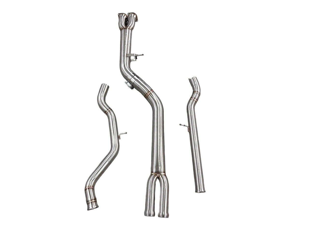 MAD BMW F8x M3 M4 S55 Single Midpipe (Brace Included) - Image 3